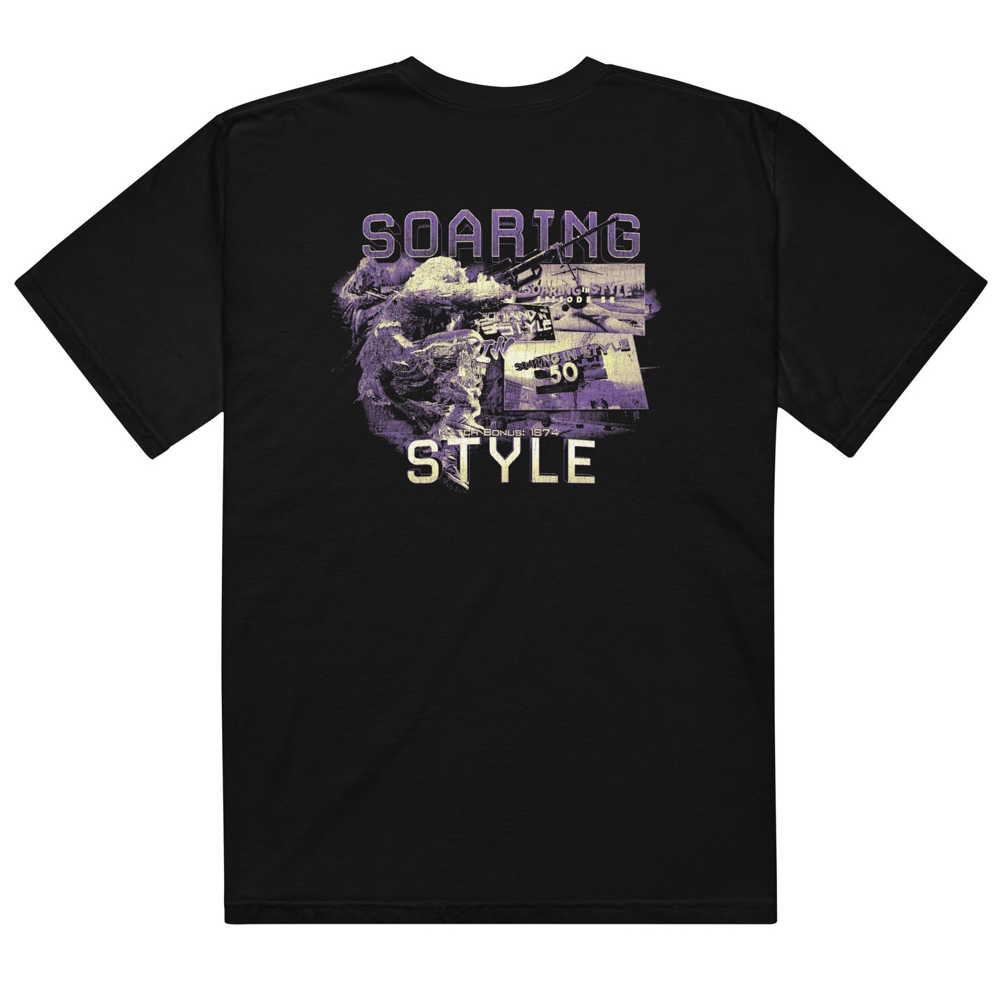 "SOARING IN STYLE" - BLACK TEE