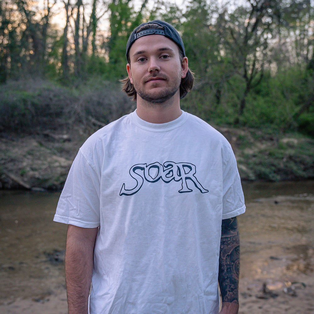 "SOAR TAG" WHITE TEE