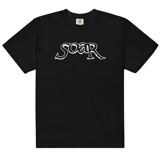 "SOAR TAG" BLACK TEE