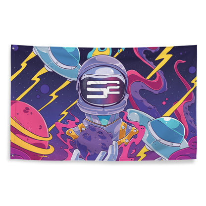 "ASTRONAUT SPACE" FLAG